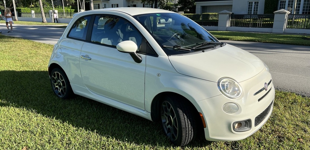 FIAT 500 2012 WHITE