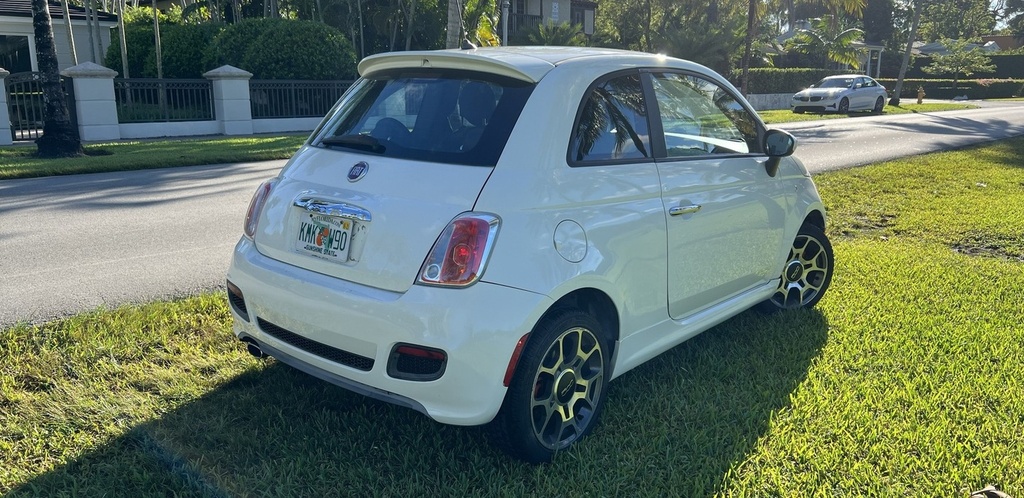 FIAT 500 2012 WHITE