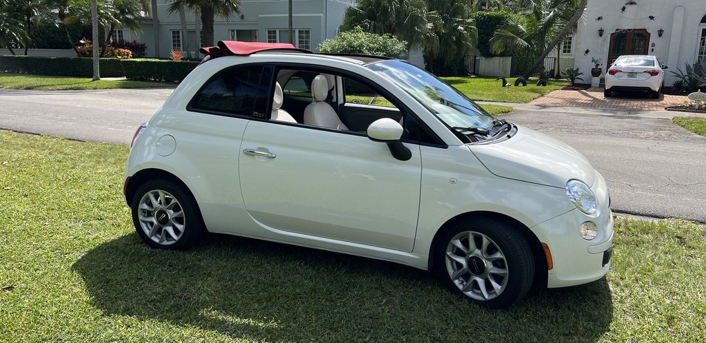 Fiat Convertible 2016 White