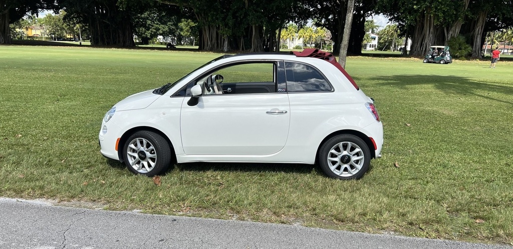 Fiat Convertible 2016 White
