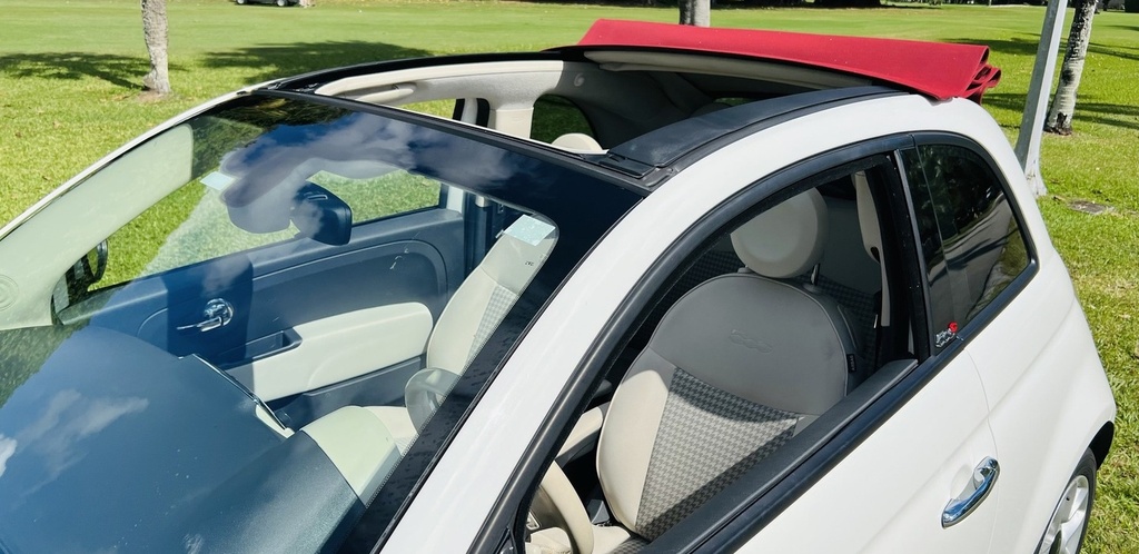 Fiat Convertible 2016 White