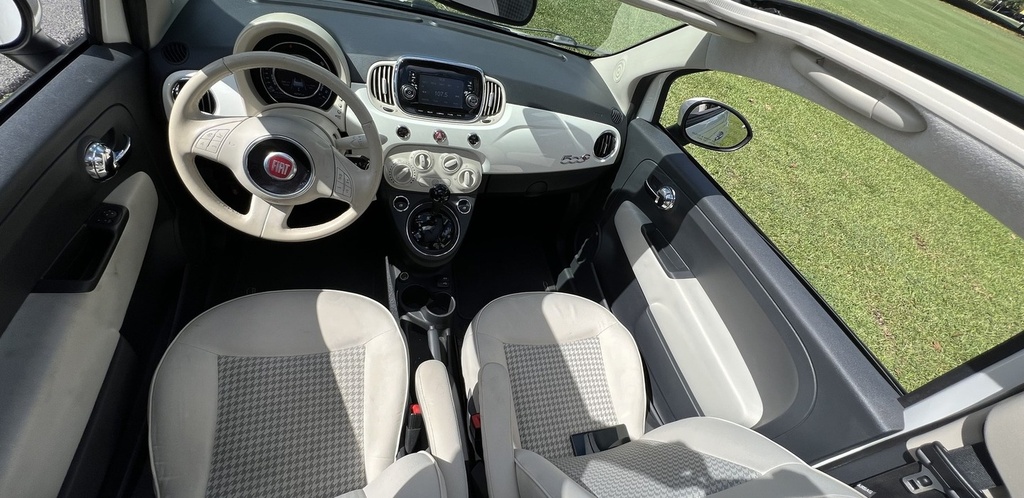 Fiat Convertible 2016 White